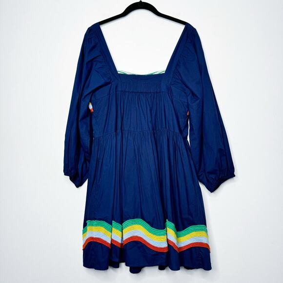 Corey Lynn Calter Ophellia Mini Dress in Sea Blue Size Large - Picture 7 of 10